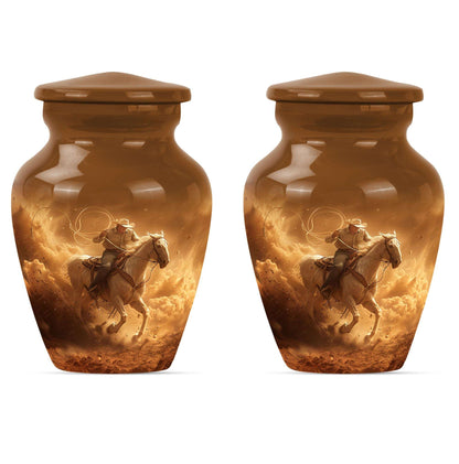 Cowboy Theme 3 Inch Keepsake Pack of 2