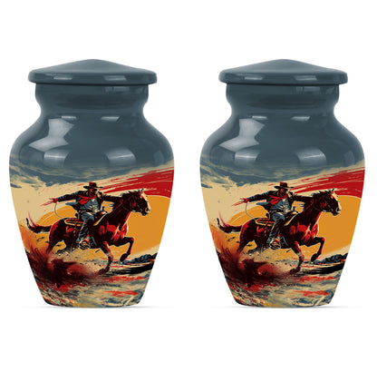 Cowboy Theme 3 Inch Keepsake Pack of 2