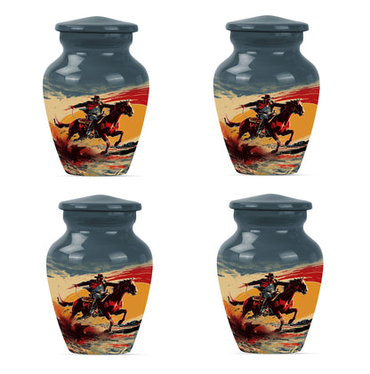 cowboy urn for ashes.