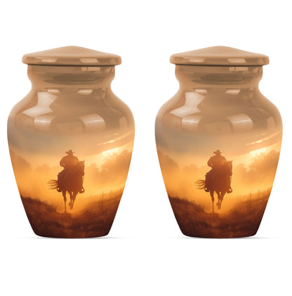 Cowboy Theme 3 Inch Keepsake Pack of 2