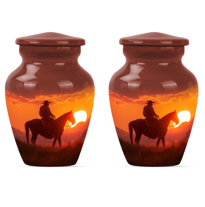 Cowboy Theme 3 Inch Keepsake Pack of 2