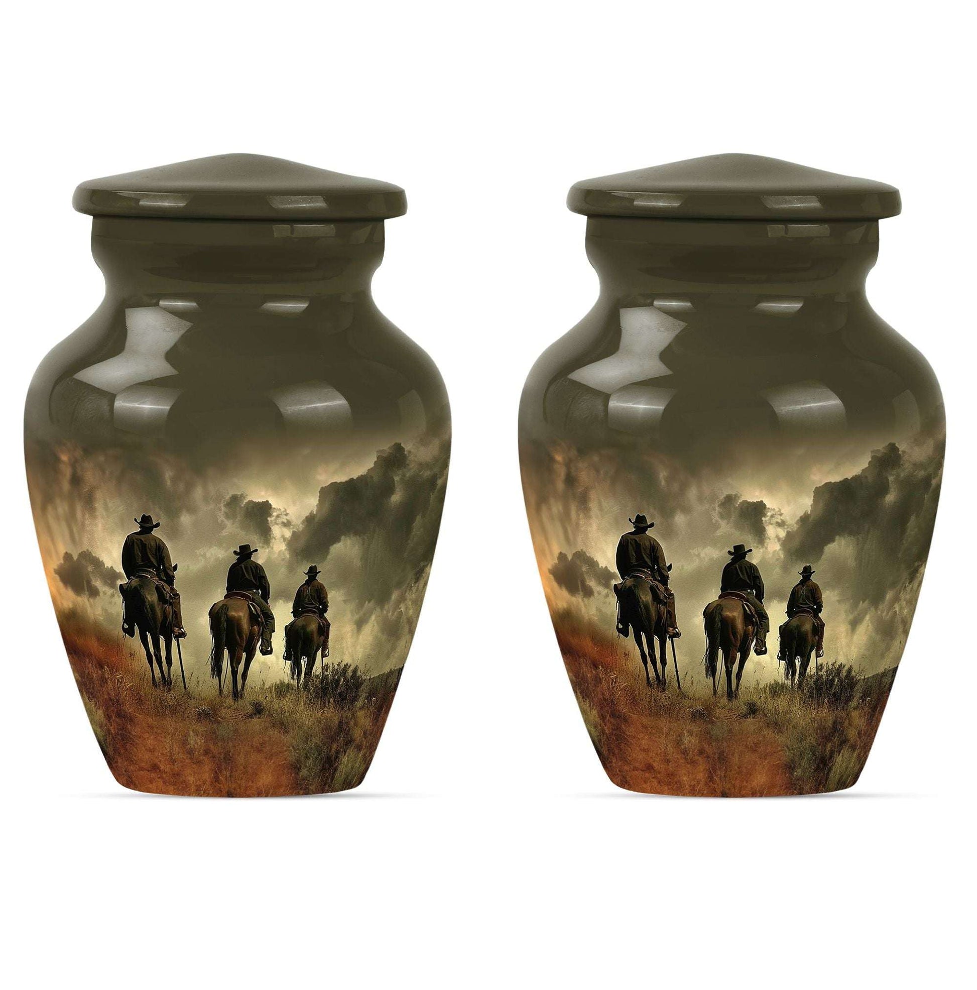 Cowboy Theme 3 Inch Keepsake Pack of 2