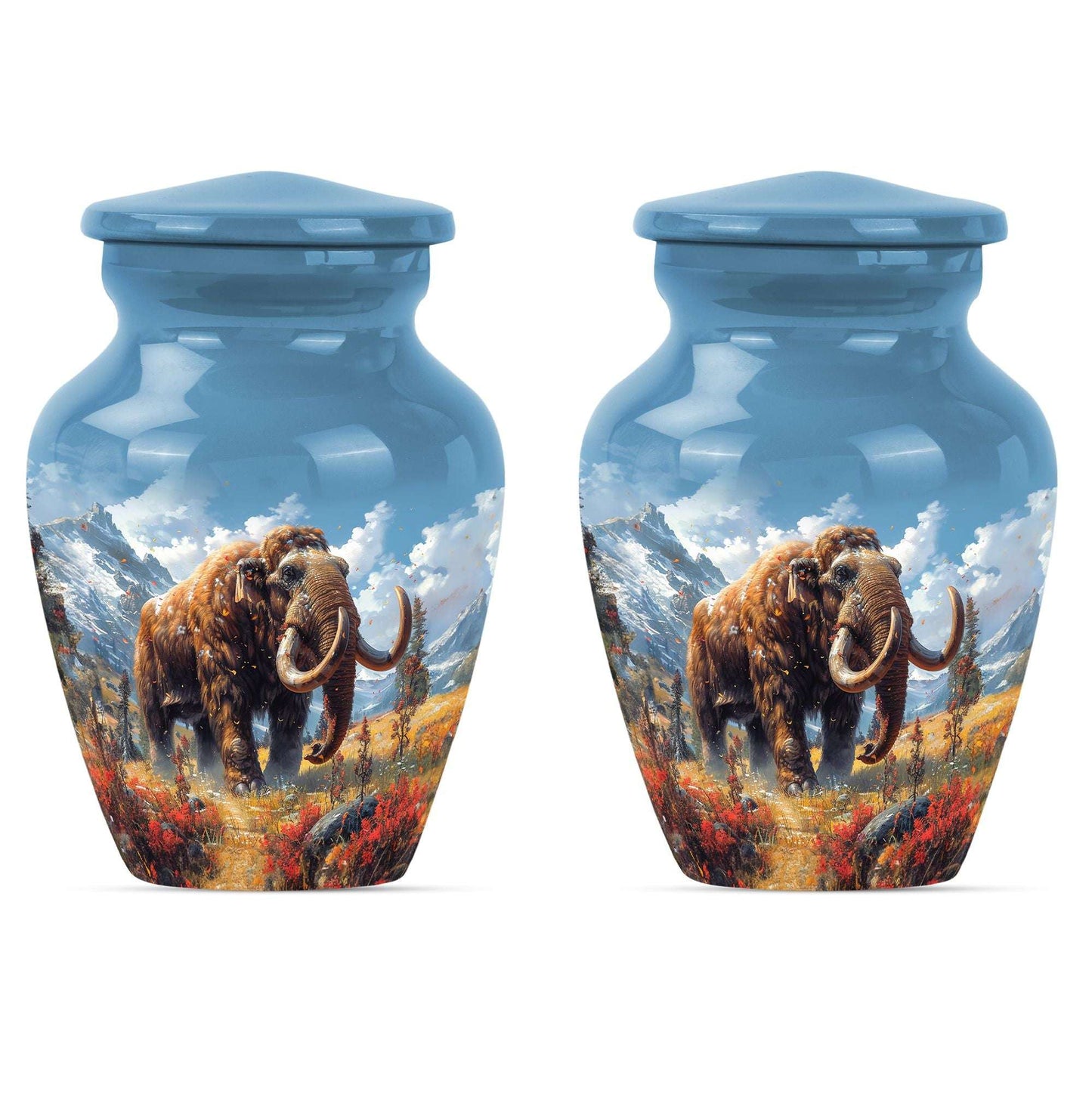 Mamoth Theme 3 Inch Keepsake Pack of 2