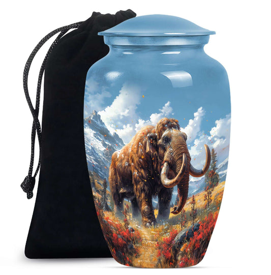 Mamoth Theme Large Urn 10 Inch