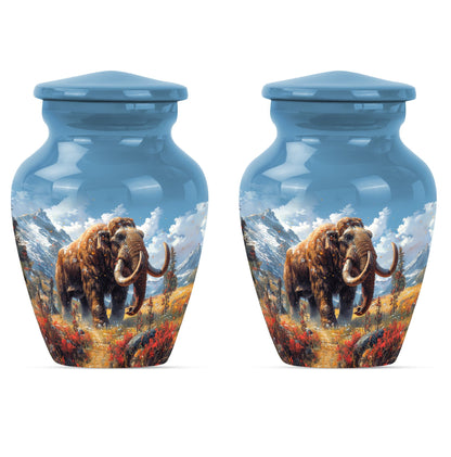 mamoth urn, butterfly themed memorial funeral urn