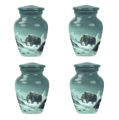 Mamoth Theme 3 Inch Keepsake Pack of 4