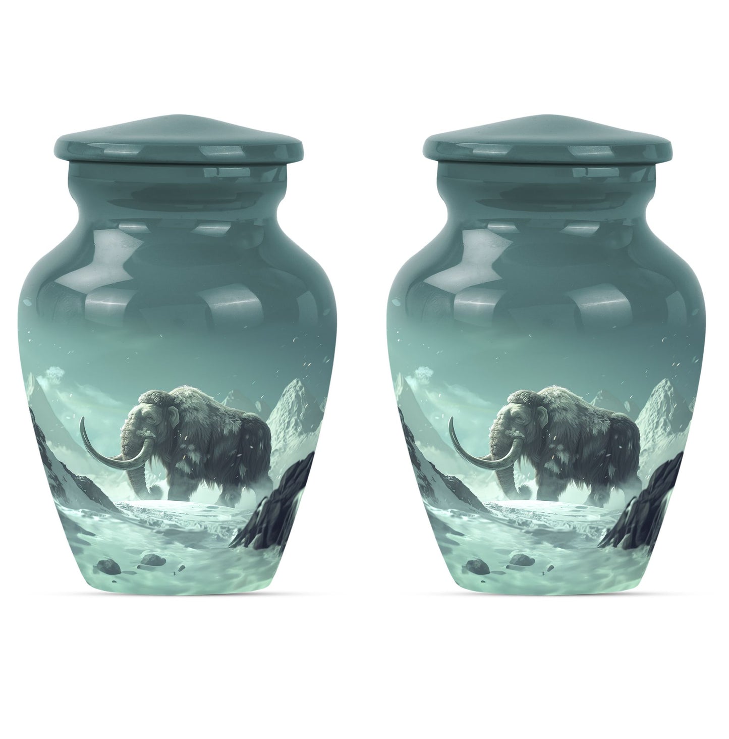 Mamoth Theme 3 Inch Keepsake Pack of 2