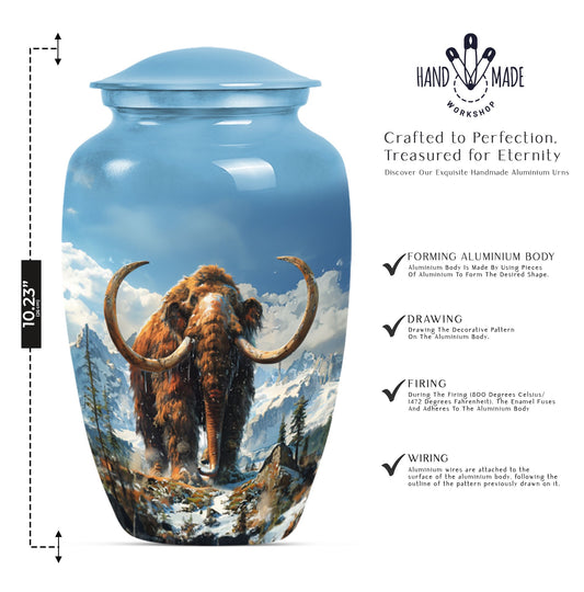 10-inch mammoth urn, a classic 