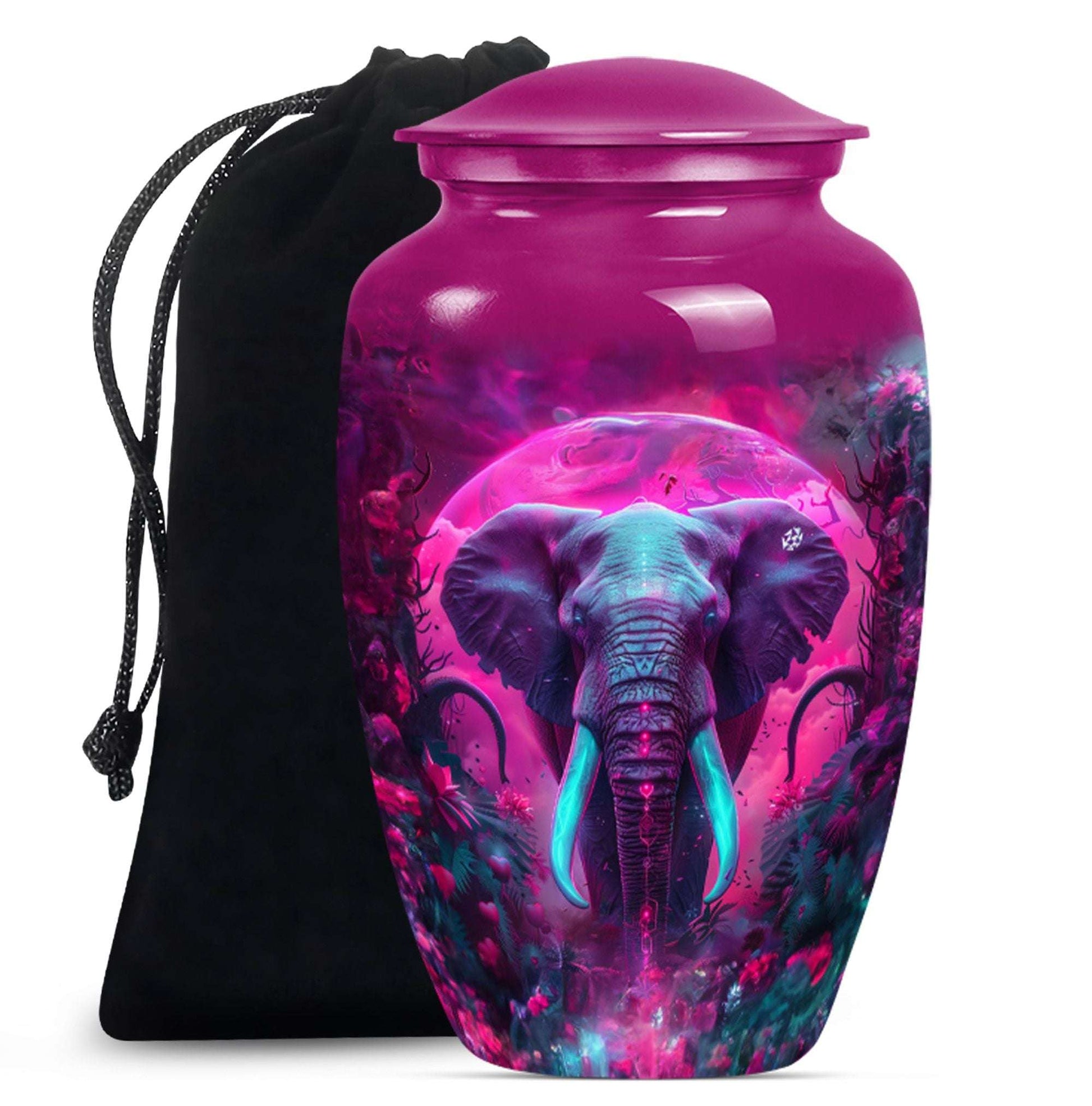 Mamoth Theme Large Urn 10 Inch