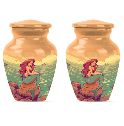 Mermaid Theme 3 Inch Keepsake Pack of 2