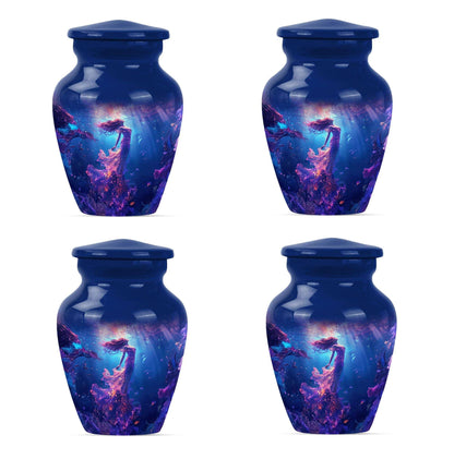 Mermaid Theme 3 Inch Keepsake Pack of 4