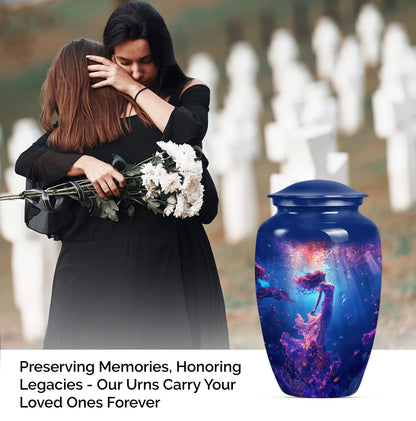 mermaid urn for women's ashes