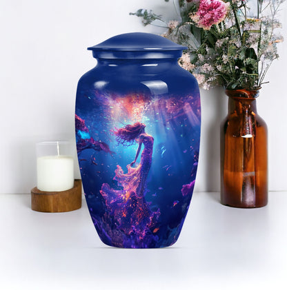 mermaid urn for women's ashes