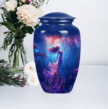 mermaid urn for women's ashes