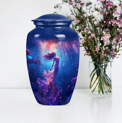 mermaid urn for women's ashes