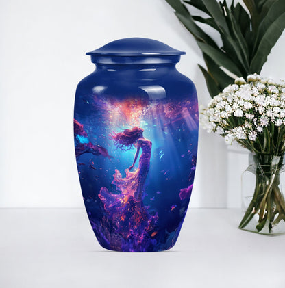 mermaid urn for women's ashes
