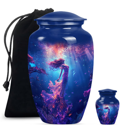 mermaid urn for women's ashes
