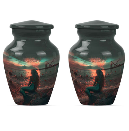 Mermaid Theme 3 Inch Keepsake Pack of 2