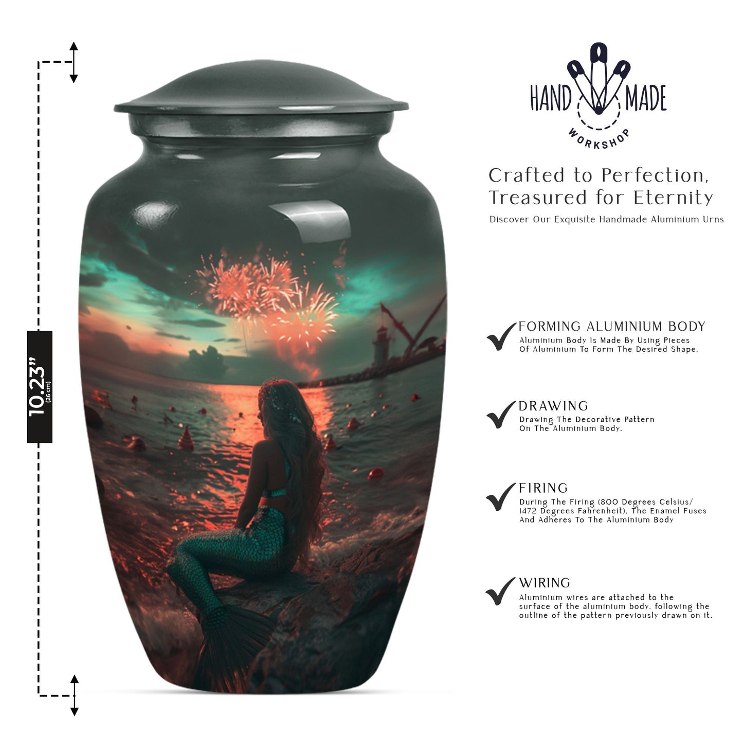 Mermaid Urn for ashes.