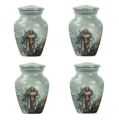 Mermaid Theme 3 Inch Keepsake Pack of 4