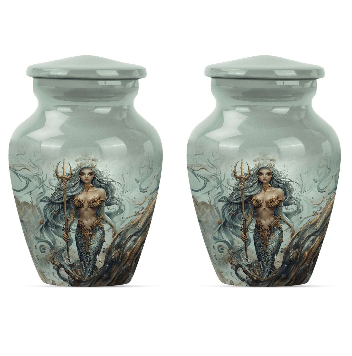Mermaid Theme 3 Inch Keepsake Pack of 2