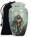 Mermaid Theme Large Urn 10 Inch
