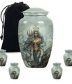 10-inch Mermaid Urn in classic design.