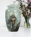 10-inch Mermaid Urn in classic design.