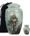 10-inch Mermaid Urn in classic design.