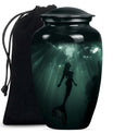 Mermaid Theme Large Urn 10 Inch