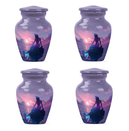 Mermaid Theme 3 Inch Keepsake Pack of 4