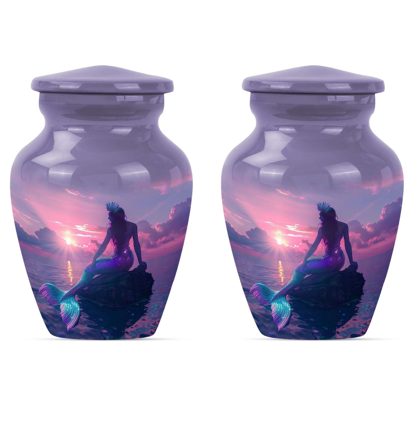 Mermaid Theme 3 Inch Keepsake Pack of 2
