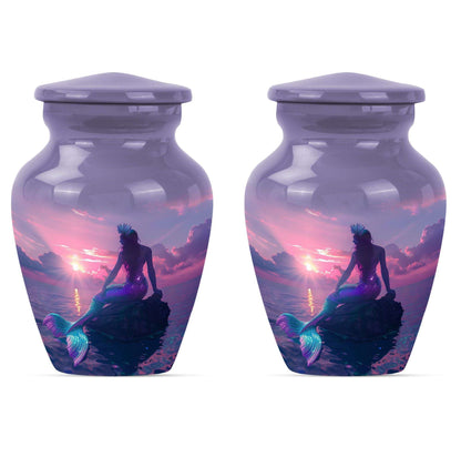 Mermaid Theme 3 Inch Keepsake Pack of 2
