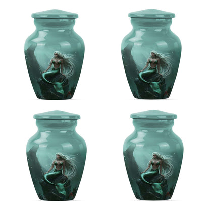 Mermaid Theme 3 Inch Keepsake Pack of 4