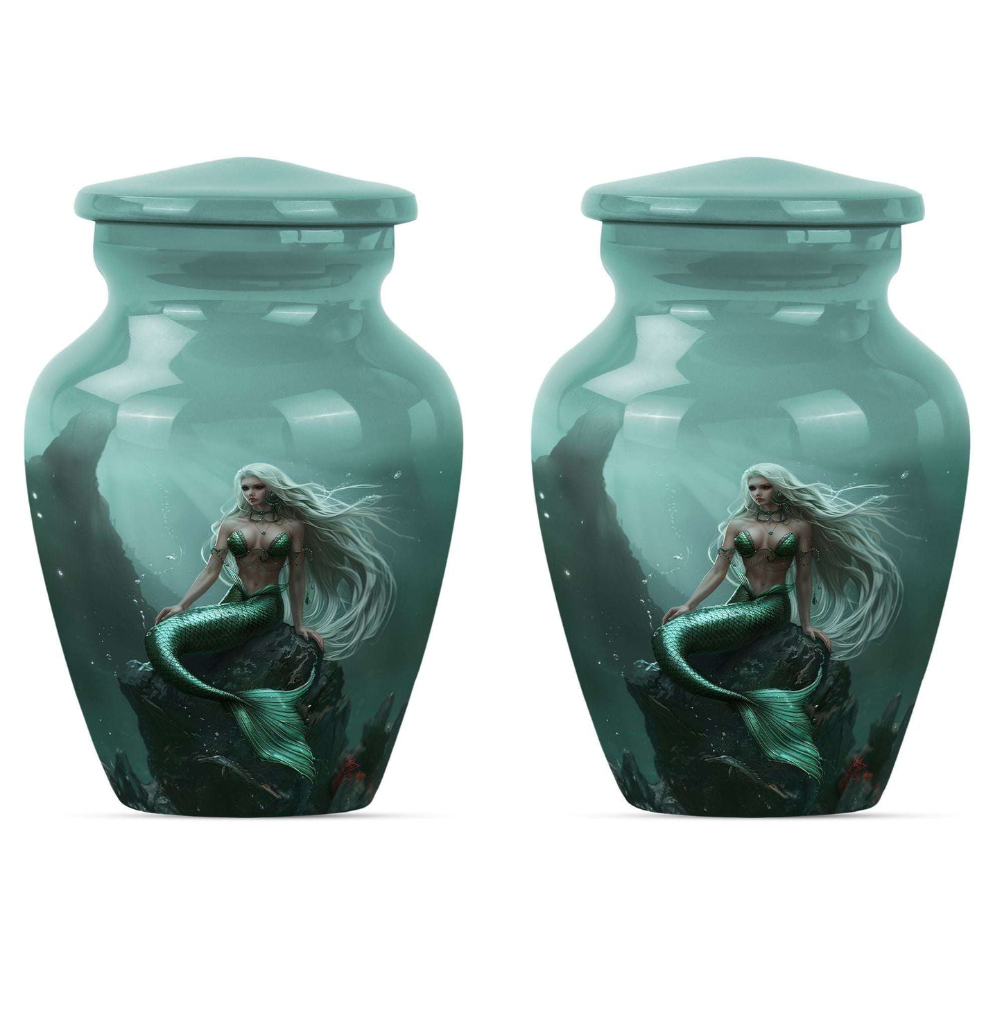 Mermaid Theme 3 Inch Keepsake Pack of 2