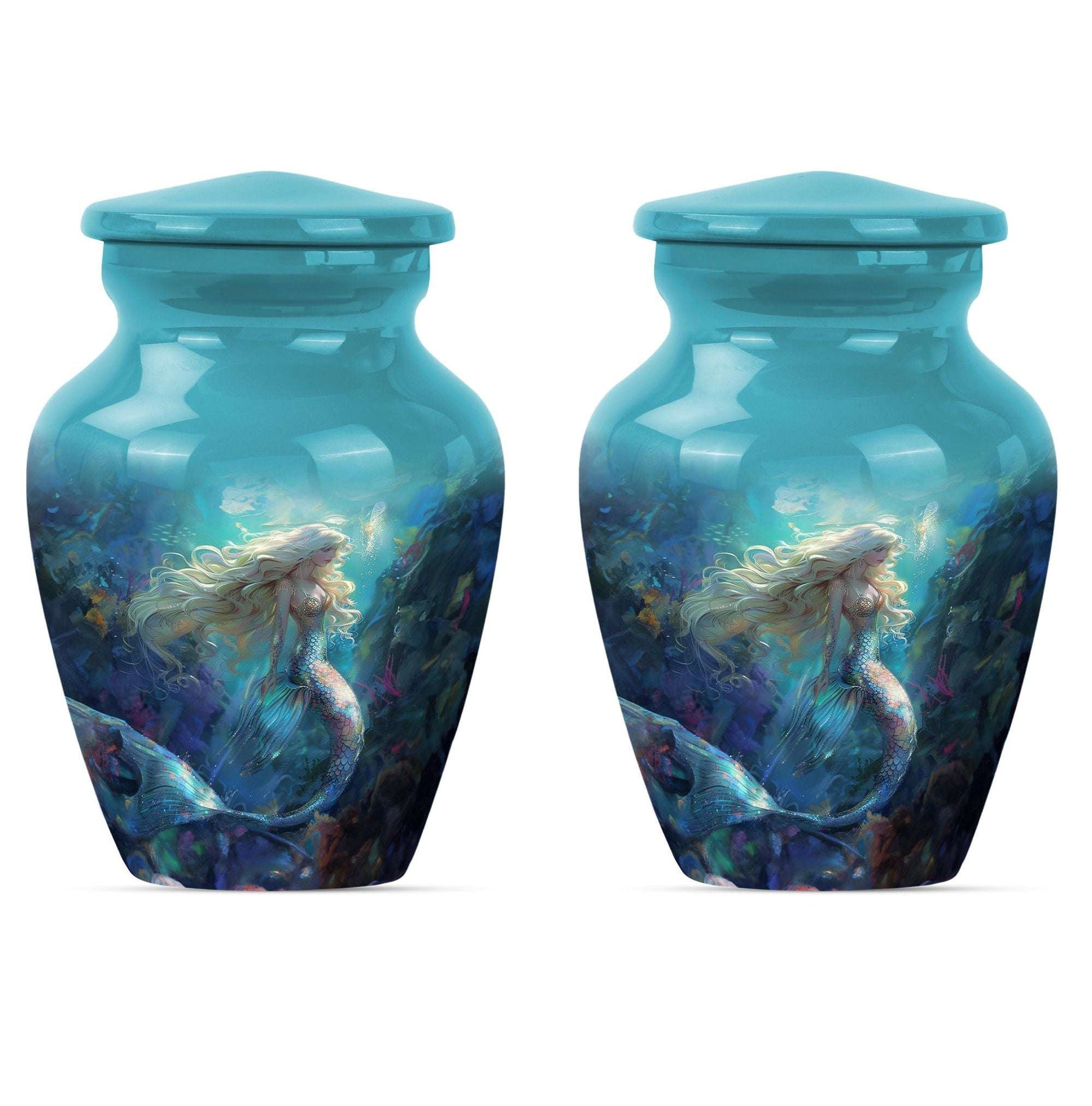Mermaid Theme 3 Inch Keepsake Pack of 2