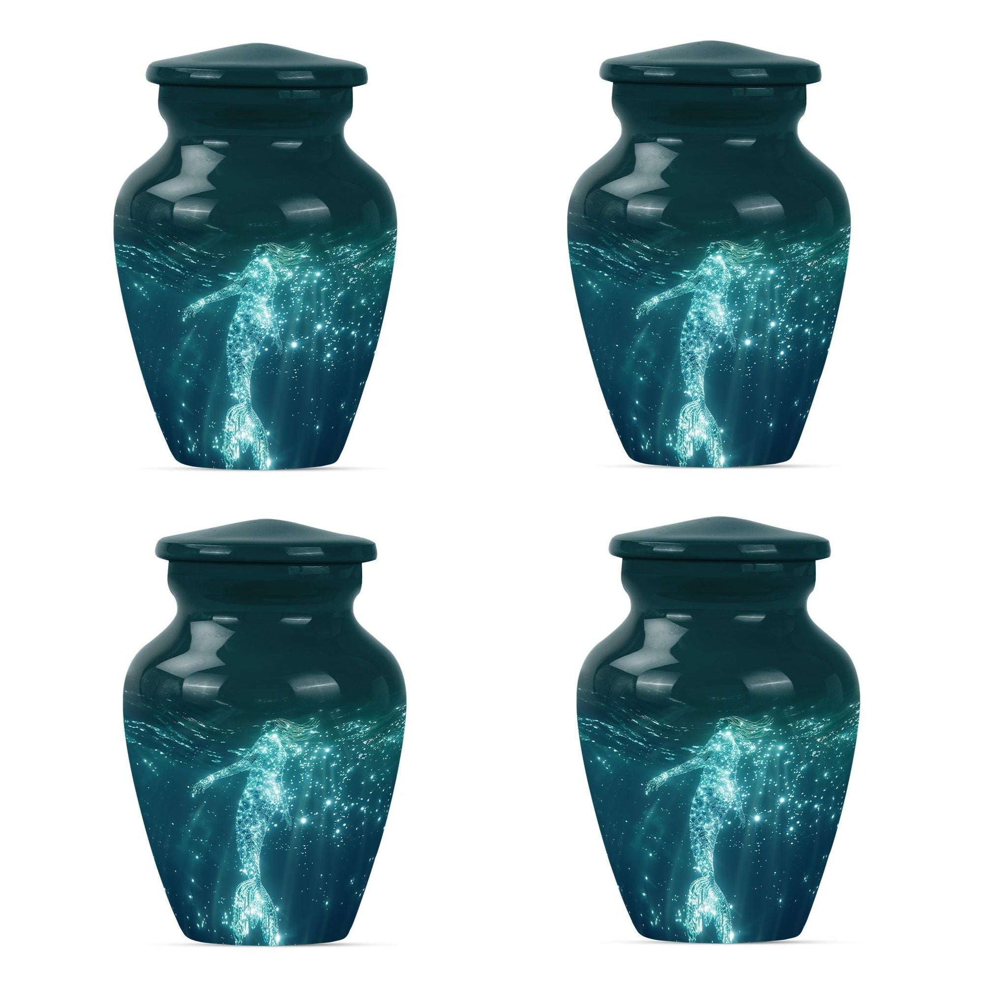 Mermaid Theme 3 Inch Keepsake Pack of 4