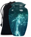 Mermaid Theme Large Urn 10 Inch