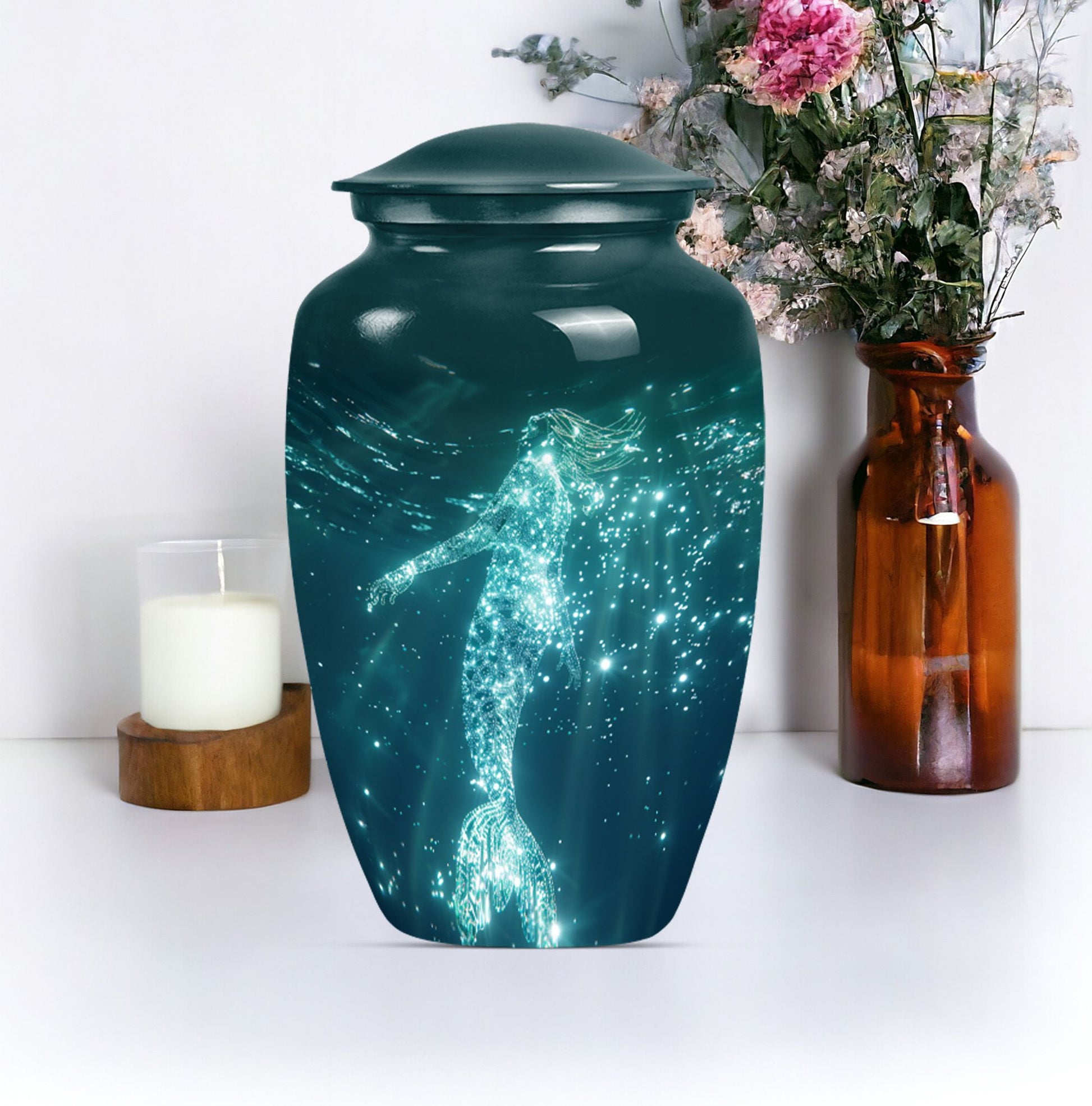 mermaid urn for adult ashes