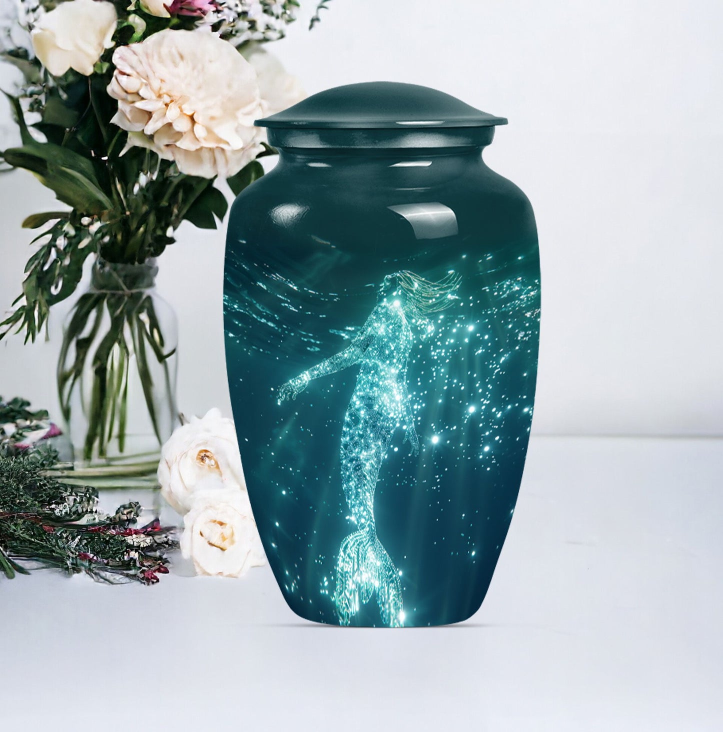 mermaid urn for adult ashes