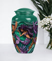 mermaid themed memorial urn 