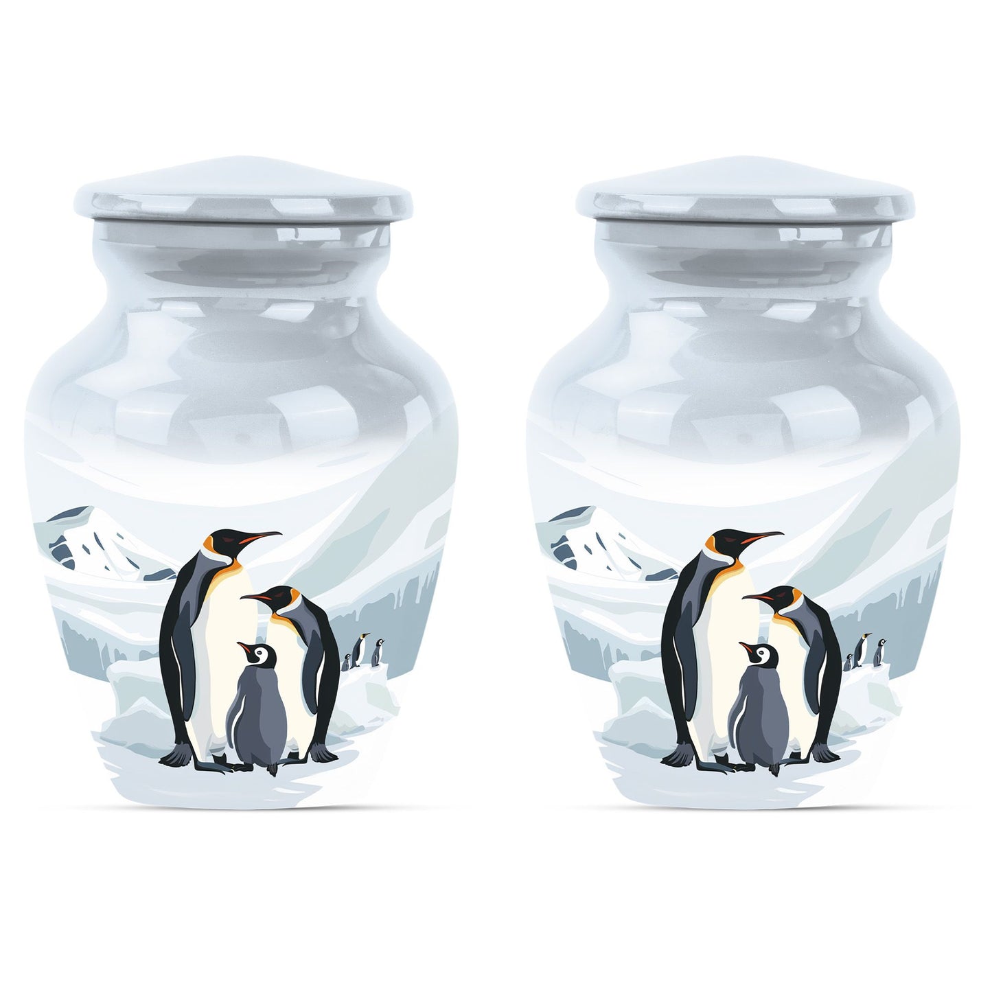 Penguin Theme 3 Inch Keepsake Pack of 2