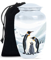 Penguin Theme Large Urn 10 Inch