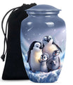 Penguin Theme Large Urn 10 Inch