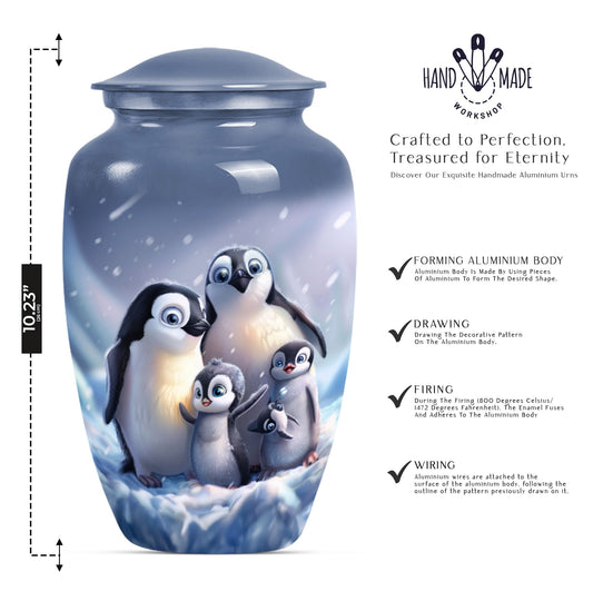 Penguin Urn For Human Ashes
