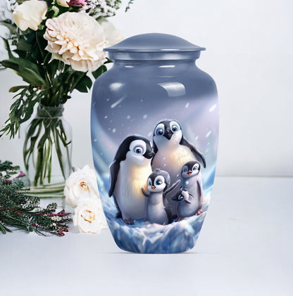 Penguin Urn For Human Ashes