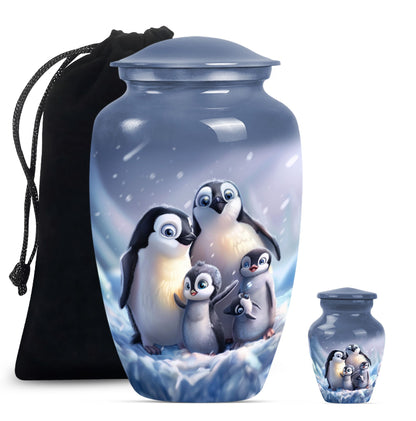 Penguin Urn For Human Ashes
