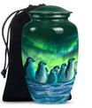 Penguin Theme Large Urn 10 Inch