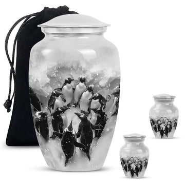 Large Urn With 2 Keepsake Urn