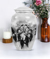 Classic Butterfly-themed Penguin Urn